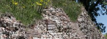 Valdemarsmuren Fra Et Andet Perspektiv Pa Danevirke Museum I Danevirke Ved Slesvig